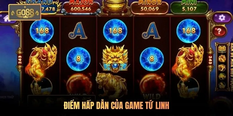 Kho Báu Tứ Linh - Game Slot Nổi Bật Nhất 2026 Tại Go88 2 Điểm hấp dẫn của game tứ linh