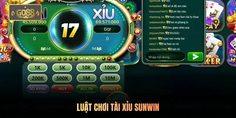 Tài Xỉu Sunwin - Cùng Go88 Khám Phá Game Cược Đại Gia 3 Luật chơi tài xỉu Sunwin