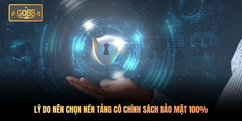 Chính Sách Bảo Mật Go88 3 Tầng Kết Hợp Mã Hóa 256-bit 3 Lý do nên chọn nền tảng có chính sách bảo mật 100%