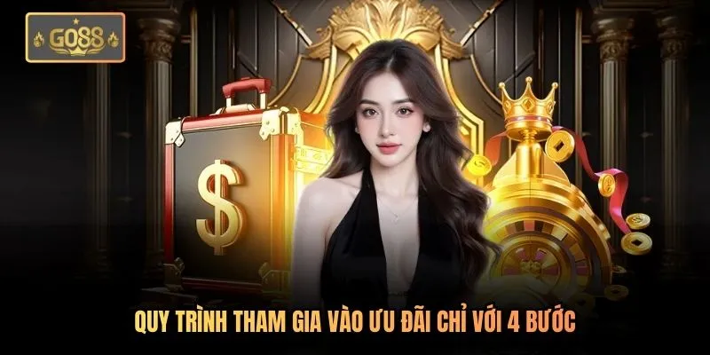 Khuyến Mãi Go88 - Cập Nhật Ưu Đãi Tri Ân Khách Hàng 2 Quy trình tham gia vào ưu đãi chỉ với 4 bước