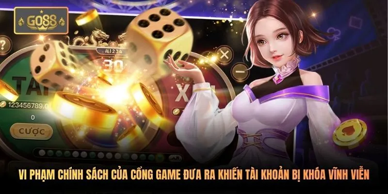 Tool Hack Tài Xỉu - Toàn Cảnh Rủi Ro Và Góc Khuất Tại Go88 3 Vi phạm chính sách của cổng game đưa ra khiến tài khoản bị khóa vĩnh viễn